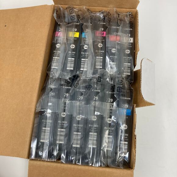 Canon PGI-29 PRO-1 12 Ink tank Value Pack, NEW OEM PGI-29 Lot of 1 - Picture 3 of 16